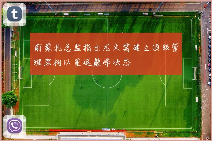 前蒙扎总监指出尤文需建立顶级管理架构以重返巅峰状态